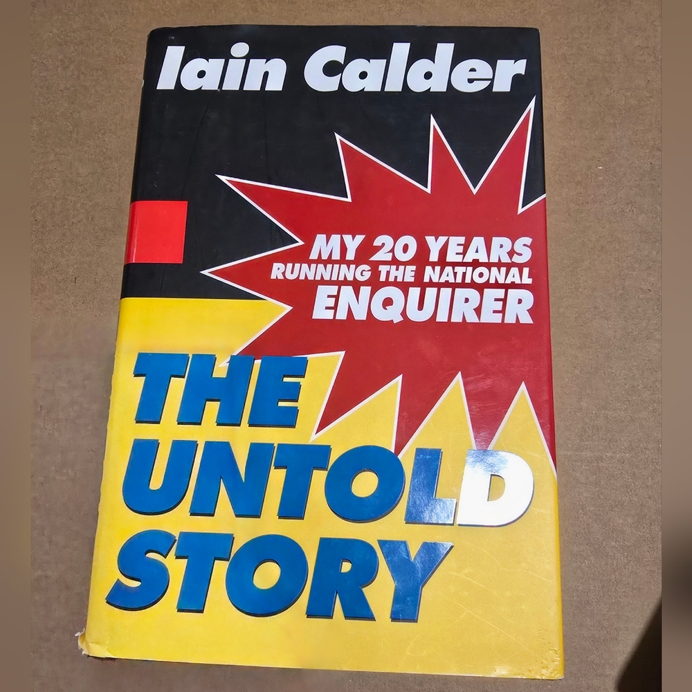 The Untold Story Hardcover Book - Bold Yellow & Red Cover